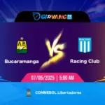 Soi kèo Bucaramanga vs Racing Club 05h00 ngày 07/5/2025 - Cup CLB Nam Mỹ