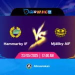 Soi kèo Hammarby vs Mjallby 00h00 ngày 23/5/2025 - VĐQG Thụy Điển