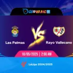 Soi kèo Las Palmas vs Rayo Vallecano 02h00 ngày 10/5/2025 - La Liga