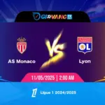 Soi kèo Monaco vs Lyon 02h00 ngày 11/5/2025 - Ligue 1