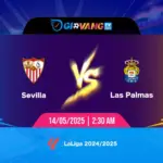 Soi kèo Sevilla vs Las Palmas 02h30 ngày 14/5/2025 - La Liga