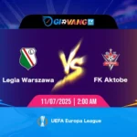Soi kèo Legia vs Aktobe 02h00 ngày 11/7/2025 - Cúp C2