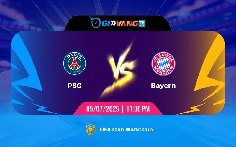 Soi kèo PSG vs Bayern Munich 23h00 ngày 05/7/2025 - FIFA Club World Cup 2025