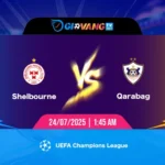 Soi kèo Shelbourne vs Qarabag 01h45 ngày 24/7/2025 - Cup C1